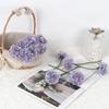 2 Bunches Artificial Carnations Total 12 Heads Silk Faux Flowers for Funeral Arrangements Wedding Bouquets Cemetery Wreaths DIY Crafts