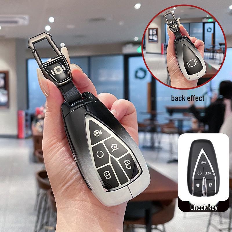 Changan Qiyuan A07 Schlüsseletui für Modelle 25/24: 515 Elite, Premium 710 Flaggschiff mit Metallgehäuse und High-End-Schnalle