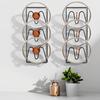 2Pcs Pot Lid Shelf Metals Wall Mounted Kitchen Organizer Rack for Pan Cover Lid Rack Stand Holder Dish Rack Kitchen Accessories