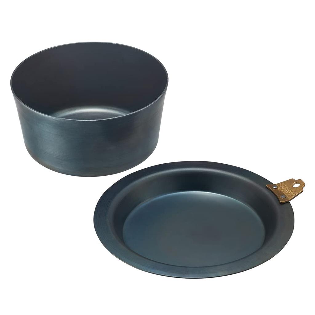 LOGOS Iron Craftsman Stack Dutch Pot L 81062252 Blue Diameter 16cm x Height 8cm [Pot] (Approx.)