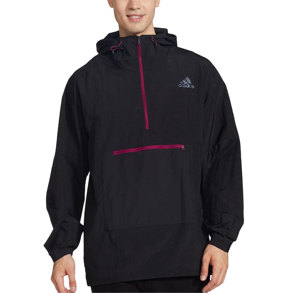 Adidas Sweatshirts Men's Black Hooded Moderate Regular FS9858