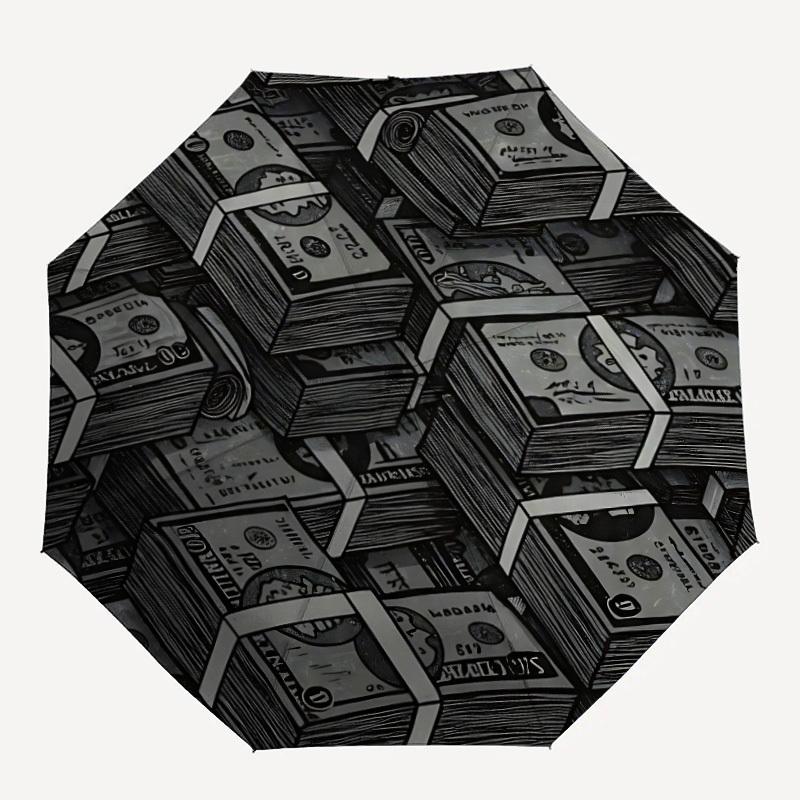 

1pc Money Stacks Automatic Open/Close Umbrella Compact Folding Umbrella, All-Season Portable Umbrella for Women/Men, Perfect Gift for Birthdays360