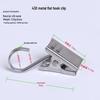 Heavy-Duty Stainless Steel Curtain Clip Hooks