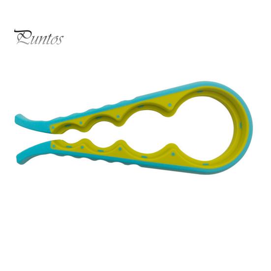 Bottle Opener Cap Twister Four-in-One Jar Lid Opener Anti-Slip Grip Easy Twist Off Caps Multiple Colors Kitchen Gadget