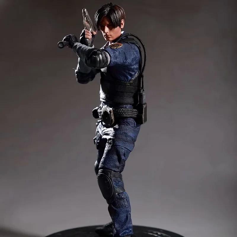 Anime Biohazard Jill Valentine Leon Scott Kennedy PVC Action Figures Reside Evil Leon Figure Collection Doll Children Gift