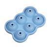 Silicone Ice Ball Maker Mold - 6 Piece 4 X 4cm Round Ice Ball  For Party Bar Kitchen