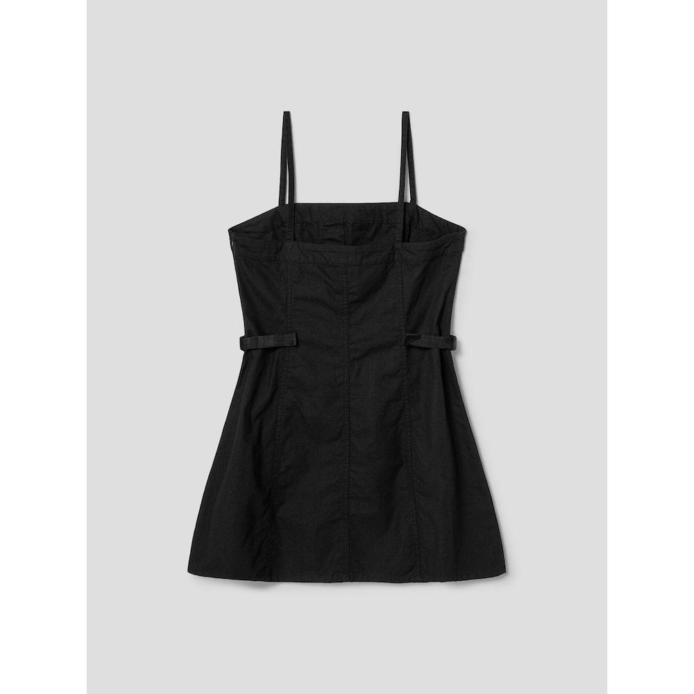 8SECONDS Waist Buckle Mini Dress Black (324771Ly25)