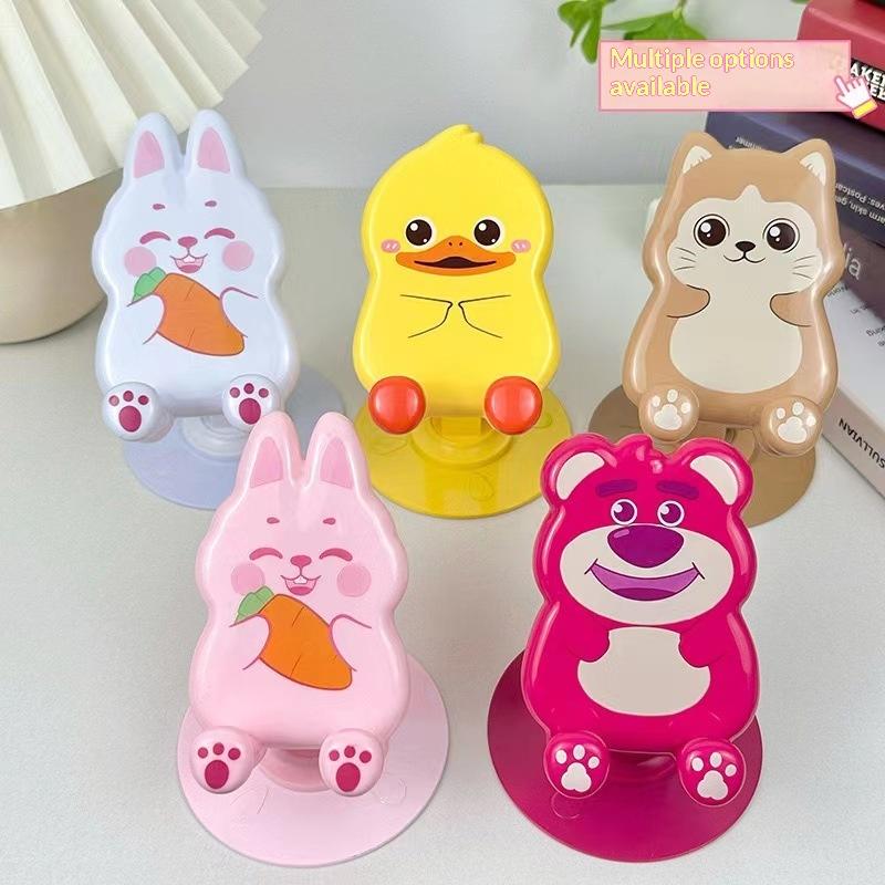Adjustable Phone Holder Kawaii Desktop Cell Phone Stand Foldable Tablet Holder Korean Stationery Desk Organizer Office Supplies