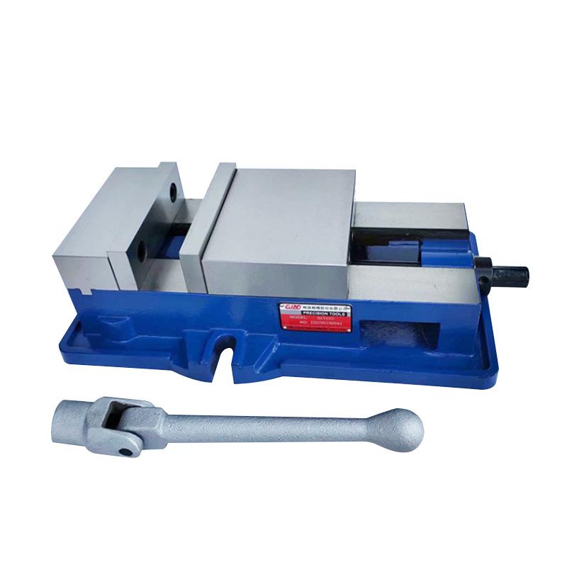 Jingzhan Fixed Jaw Precision Vise, Large Opening Angle, Milling Vise for Machine Table