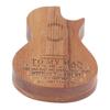 Guitar Pick Box Engraved Guitar Portable 3 Wooden Picks and Storage Case for Birthday Christmas