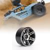 4Pcs 5.2CM Quality Metal Car Model Wheel Rims Hub High Strength for 1Celsius10 RC (black)