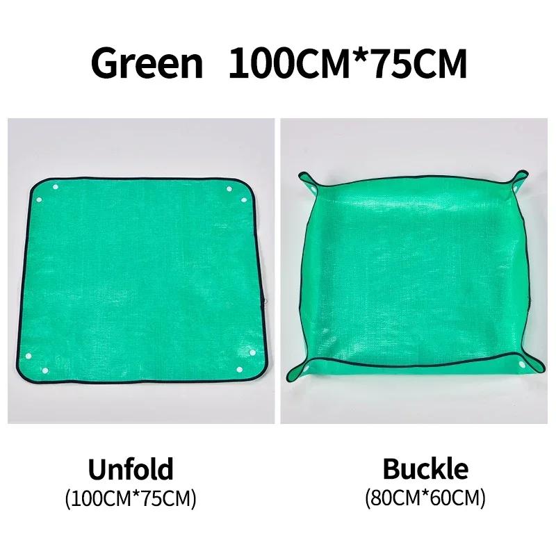 1PC 50cm-100cm Planting Mat Foldable Garden Plant Flower Pot Transplanting Waterproof Mats  Planters Plantas Accesorios
