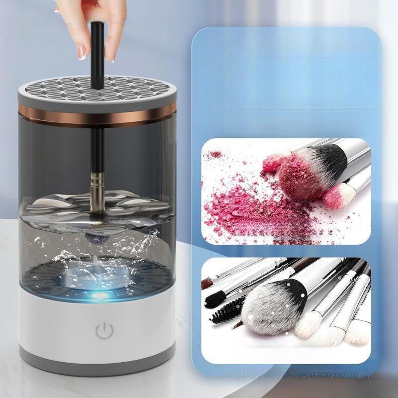 Перезаряжаемый электрический очиститель и сушилка для кистей для макияжа