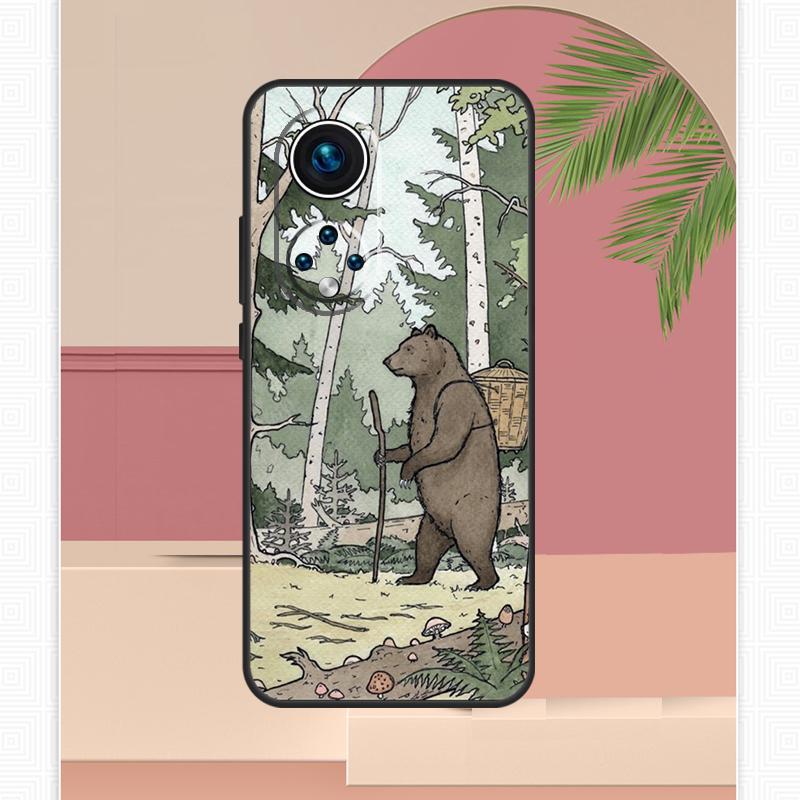 Grizzly Bear Case For Honor Magic 5 6 7 8 Pro Honor 400 Lite 200 X9c X9b X9a X8b X8a X8c 50 70 90 Cover