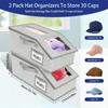 Breathable Nonwoven Hat Organizer With Clear View Window Foldable Design For Closet Space Storage Solution
