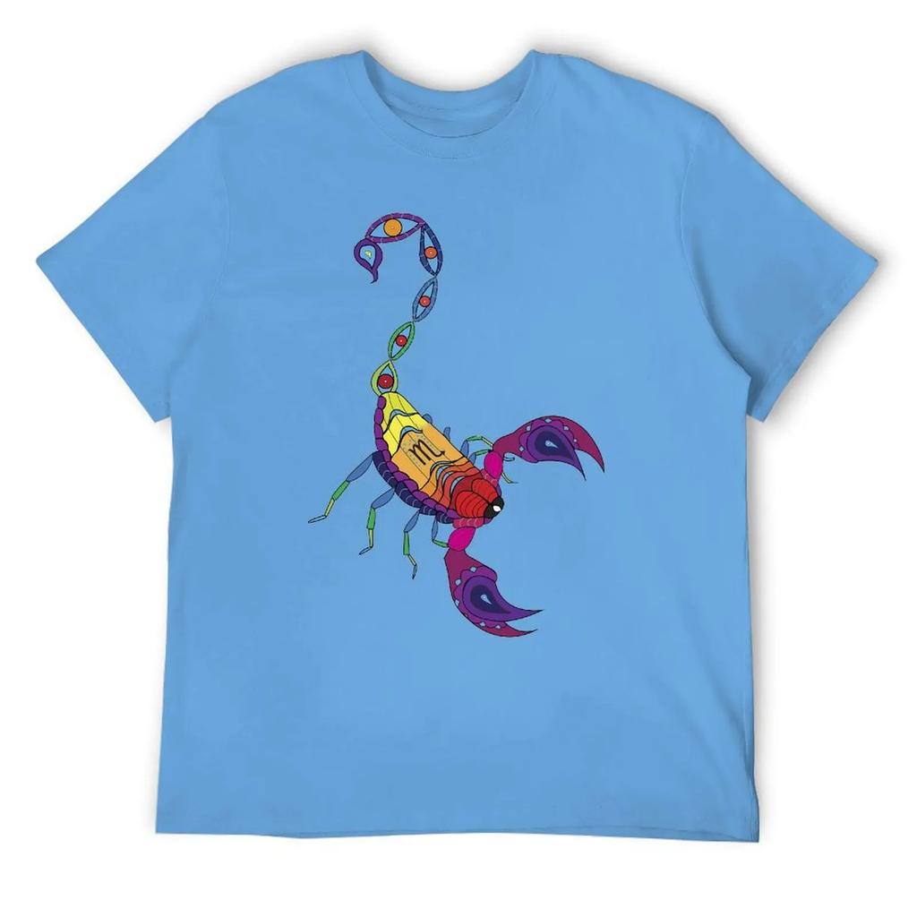 Scorpio Twelve Contellation (5) T-shirts Funny T-shirt Crewneck Campaign  Humor Graphic Leisure Eur Size