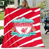 1pc Blanket - Liverpool FC Logo Print Design, Lightweight Blanket for Sofa, Bed- Soft &Warm, Gift for All Seasons