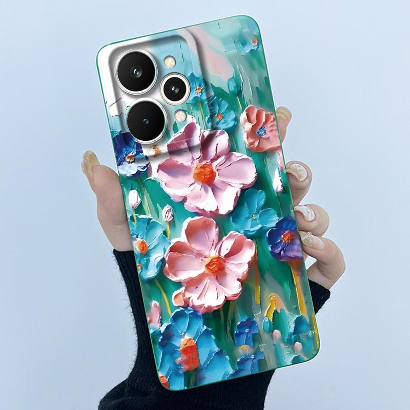 For Realme 15 Pro 5G Phone Case Cute Panda Girl Cats Liquid Silicone Soft Back Cover For Realme15 15Pro High Quality Phone Shell