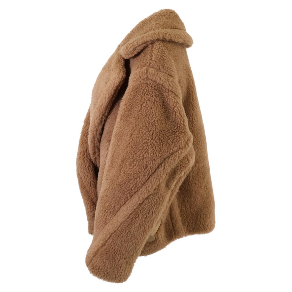Max Mara [Excellent Condition/Domestically Authorized] 108606236 RANGHI Teddy Bear Camel Blend Short Jacket 40 BrownUsed