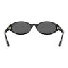 Dior Letter Logo Oval Sunglasses Unisex Sunglasses Black DIORPACIFIC-R1F-10A0