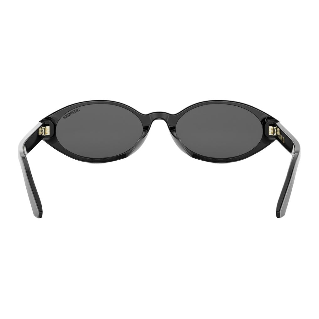 Dior Letter Logo Oval Sunglasses Unisex Sunglasses Black DIORPACIFIC-R1F-10A0