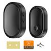 1 Set Campanello Senza Fili Impermeabile Volume Regolabile Plastica Lunga Portata Campanello Smart per Casa
