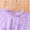Girls Fashion Dress Summer Dress Children Sweet Floral Dress Princess Dress