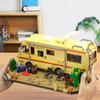 Technical Breaking Bad RV Adventure Camper Bus Car Model Building Blocks Fit Car Vehicle Assemble Bricks Toys For Boys Avid Fans