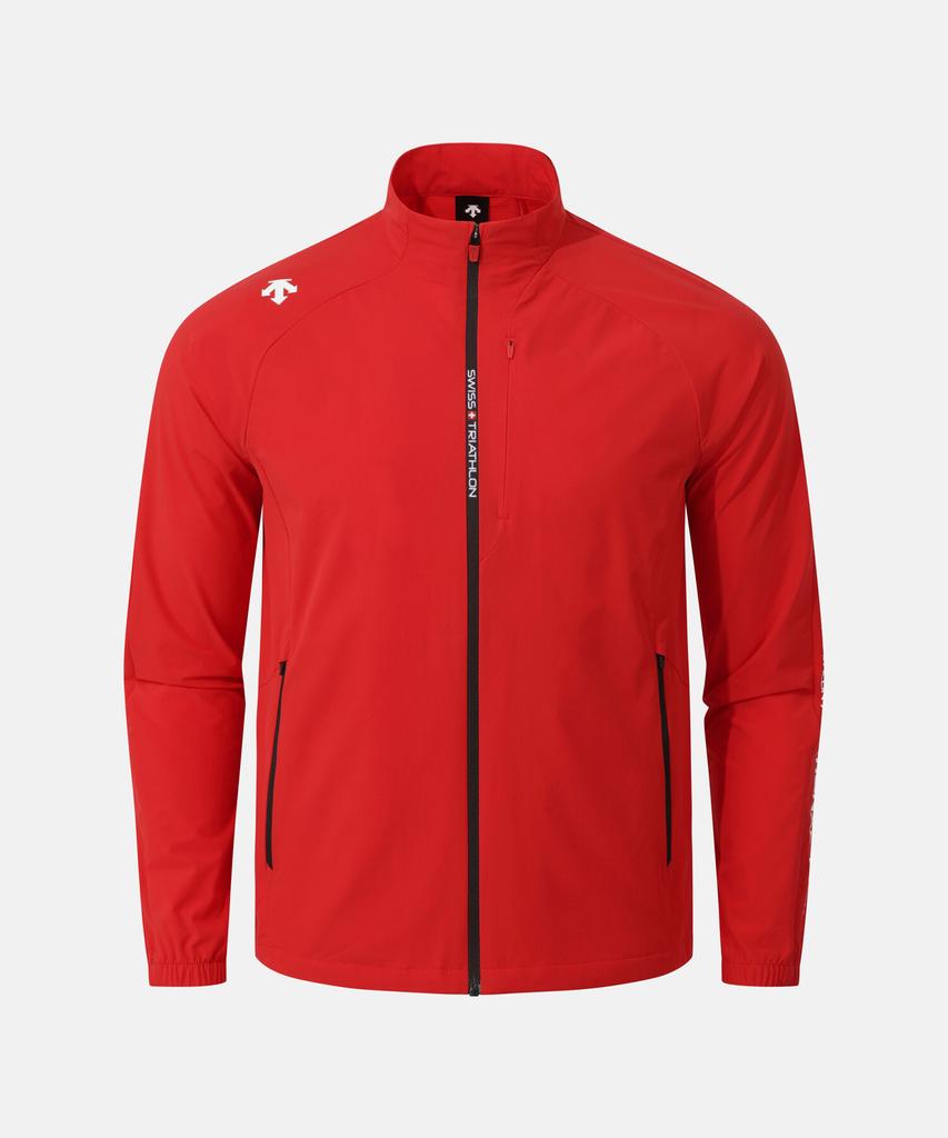 Descente Swiss Triathlon Training Woven Jacket Red Sr123Iwt22 (A Type)