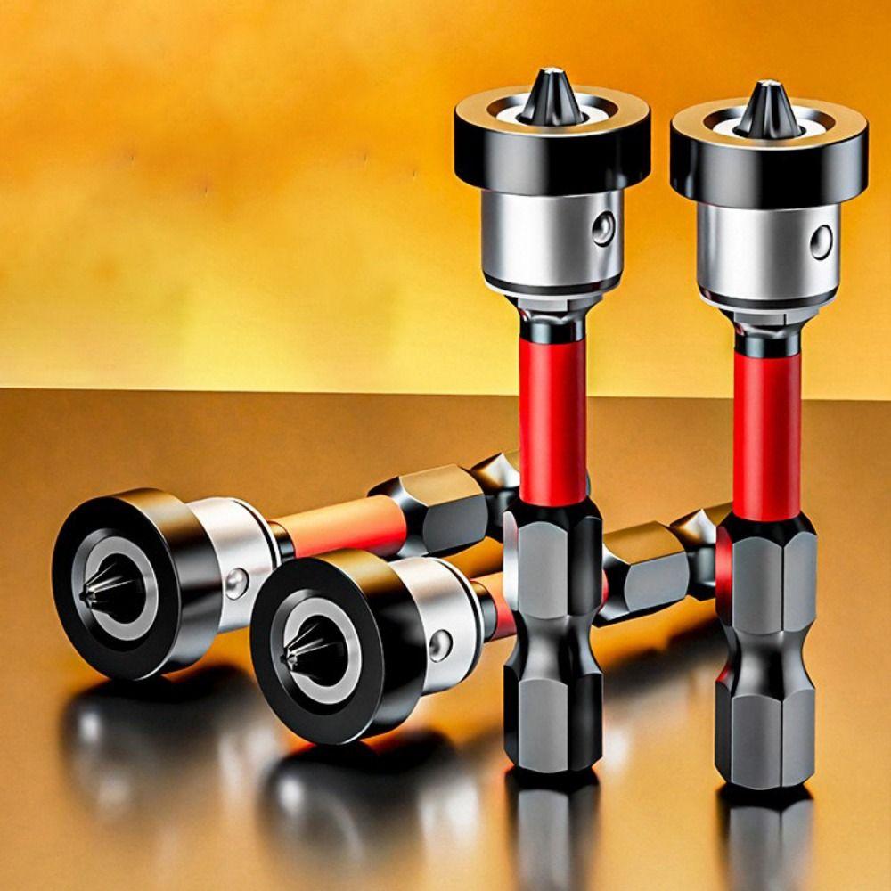 5pcs Anti-Slip Magnetic Screwdriver Bit Positioning Drill Bit Set  Electric Screwdriver