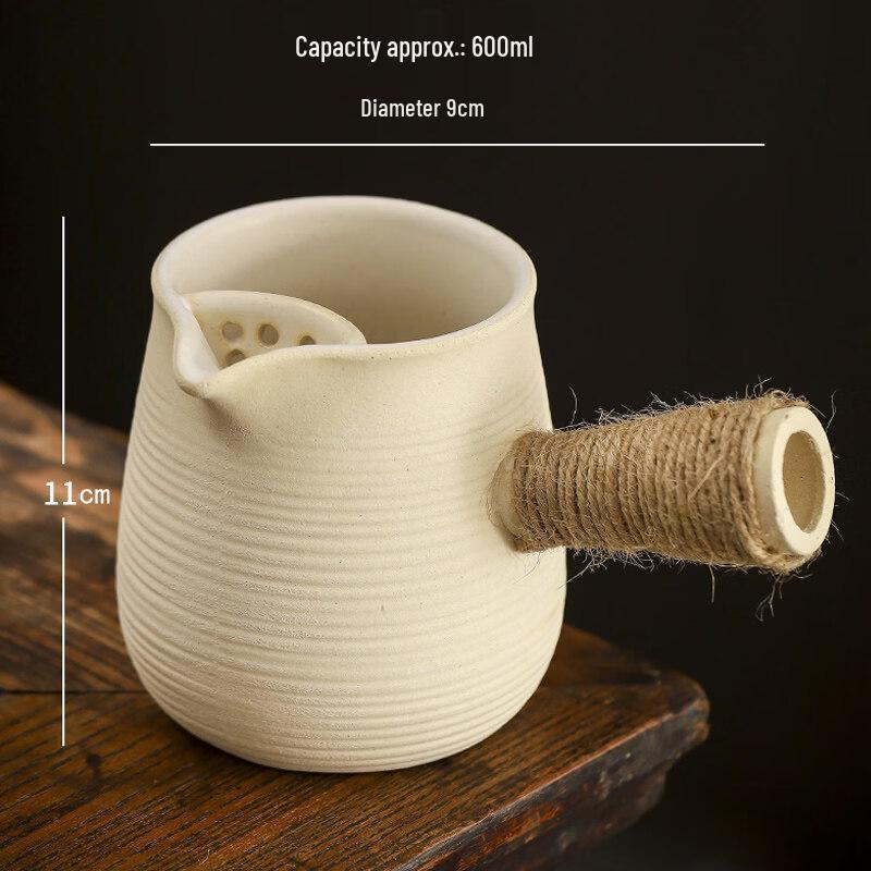 ZISIZ Large Ceramic Tea & Milk Pot