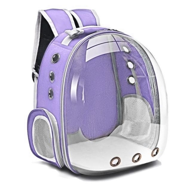 Cat Bag Cat Carrier Bag Outdoor Pet Shoulder Bag Carriers Backpack Breathable Portable Travel Transparent Bag for Small Dogs Cat