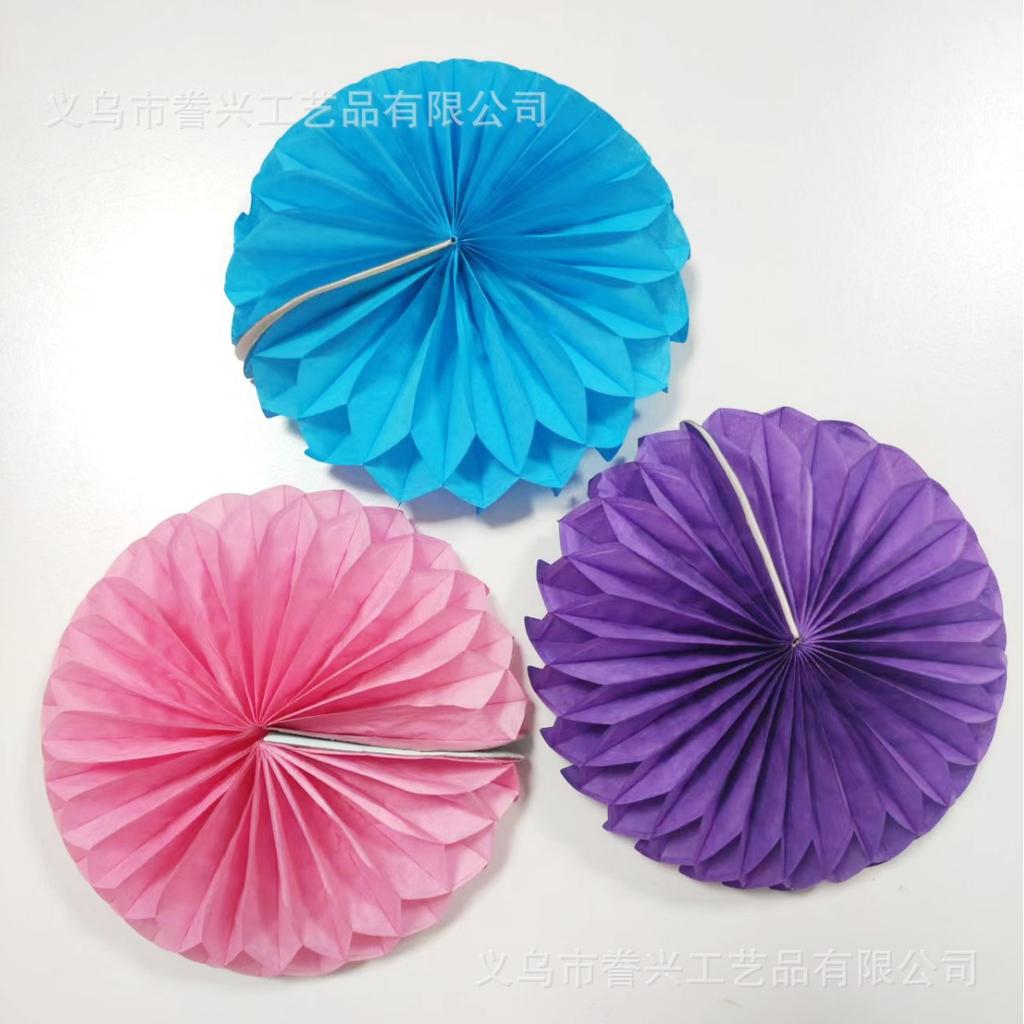 Festive Honeycomb Ornament Birthday Party Theme Decoration 360 Degree Open Fan Table Honeycomb Ball Base Decoration