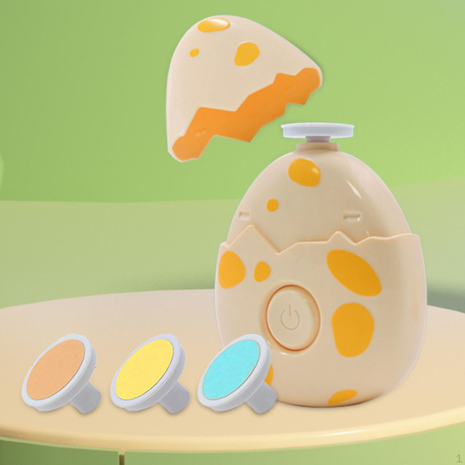 

Электрическая машинка для стрижки ногтей динозавра, автоматическая детская пилочка для детей 3 Grinding Heads