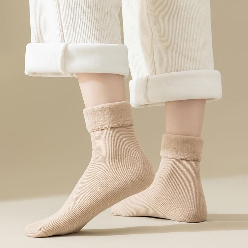 Fashionable Casual Thickened Velvet Warm Home Snow Socks