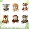 Jungle Animal Lion Tiger Giraffe Stuffed Toy Wholesale Stock