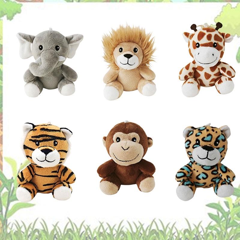 Jungle Animal Lion Tiger Giraffe Stuffed Toy Wholesale Stock