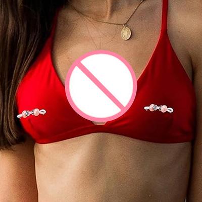 1Pair Cute Fake Nipple Rings,Nipple Cuff Non Piercing Nipple Ringsfake Nipple Piercing Jewelry