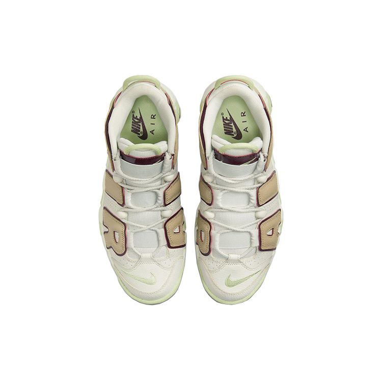 Nike  Air More Uptempo Light Bone Alligator Women Sneakers Cream Limestone Dark-Beetroot DX8955-001