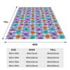 Coperta Cartone Animato Educativo Bumble Nums Coperta Morbida in Pile Carina Viaggio in Aereo Calda Ultra-Morbida Trapunta Multifunzione
