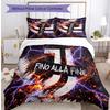 Juventus FC Pattern Printed 3PCS Bedding Set Soft Skin-Friendly Washable Duvet Cover & Pillowcases Set All Season Bedroom