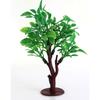 OrgMemory 19 Diorama Trees, 7.5-14cm, Jungle Cake Decoration Model with Base, Miniature Garden Trees, Dioramas, Model Trains, Structures