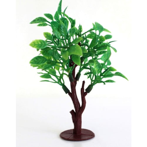 OrgMemory 19 Diorama Trees, 7.5-14cm, Jungle Cake Decoration Model with Base, Miniature Garden Trees, Dioramas, Model Trains, Structures