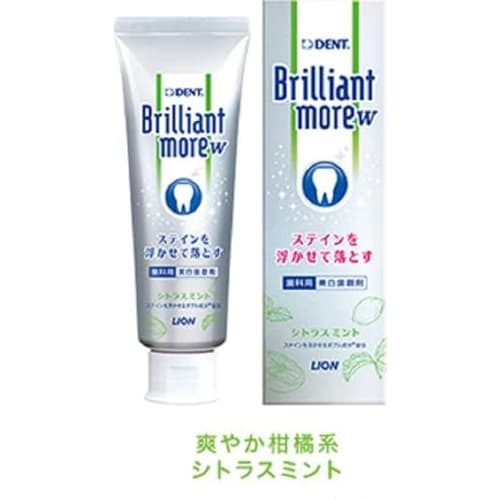 Lion Dent Brilliant More (Citrus Mint) 90g X 10 Pack