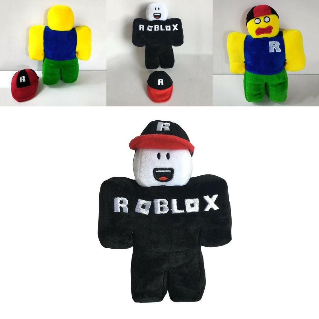 Rozkošná měkká plyšová hračka Roblox s odnímatelným kloboukem Ideální plyšová panenka na vánoční dárky
