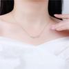 Korean-Style S925 Sterling Silver Inlaid Diamond Zodiac Pendant Necklace for Women