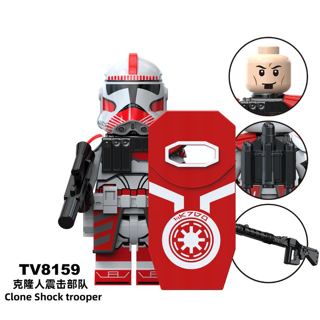 Star Wars Série 501/212 Klonový voják Stavebnice Akční figurka Sáček Hračka TV6117/6118/6119