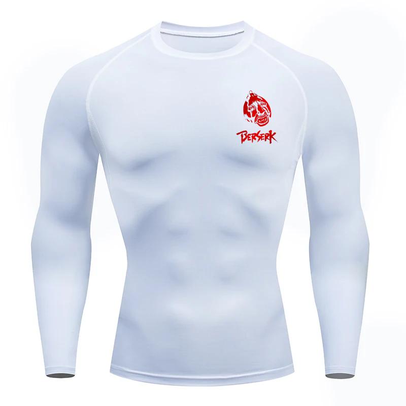 Guts Griffith Graphic Compression Shirts Men Gym Workout Running Tshirt Summer Athletic Quick Tees Tops Short Sleeve Rash Guard