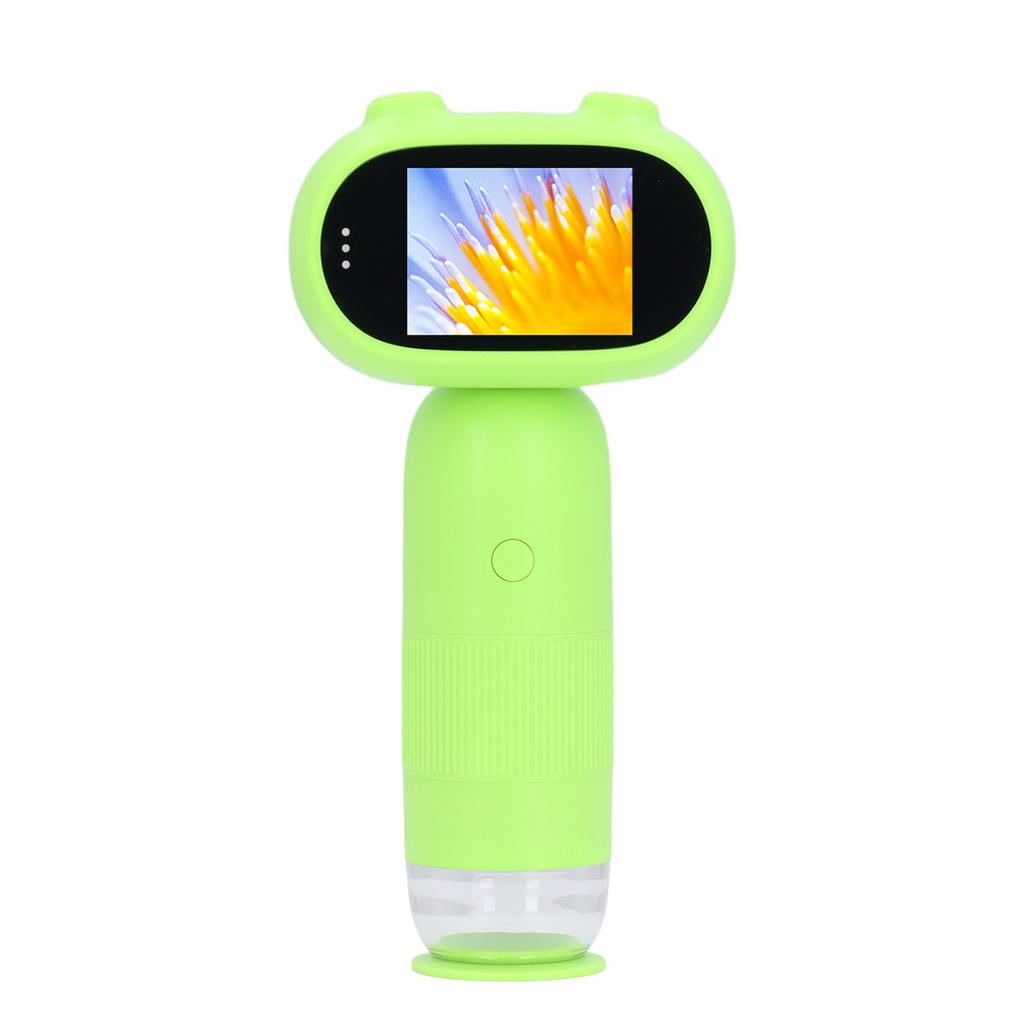 Handheld Microscope 2in Screen USB Electronic Magnifying Glass with 8 LEDS for Coin Observation Welding Watch Repair