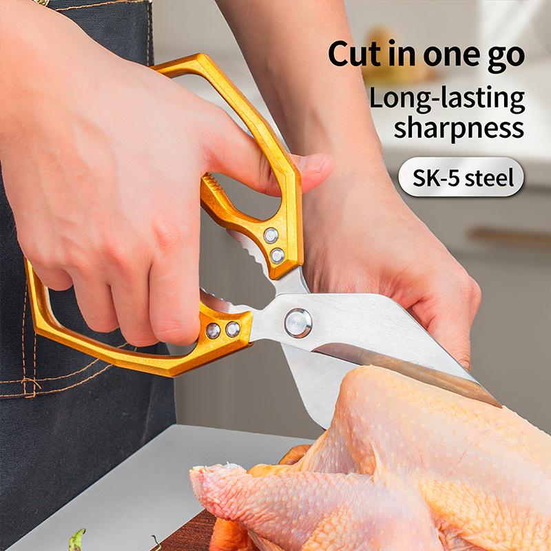 Kitchen Scissors Heavy Duty Stainless Steel Multifunctional Bone Cutting Sharp Accessories